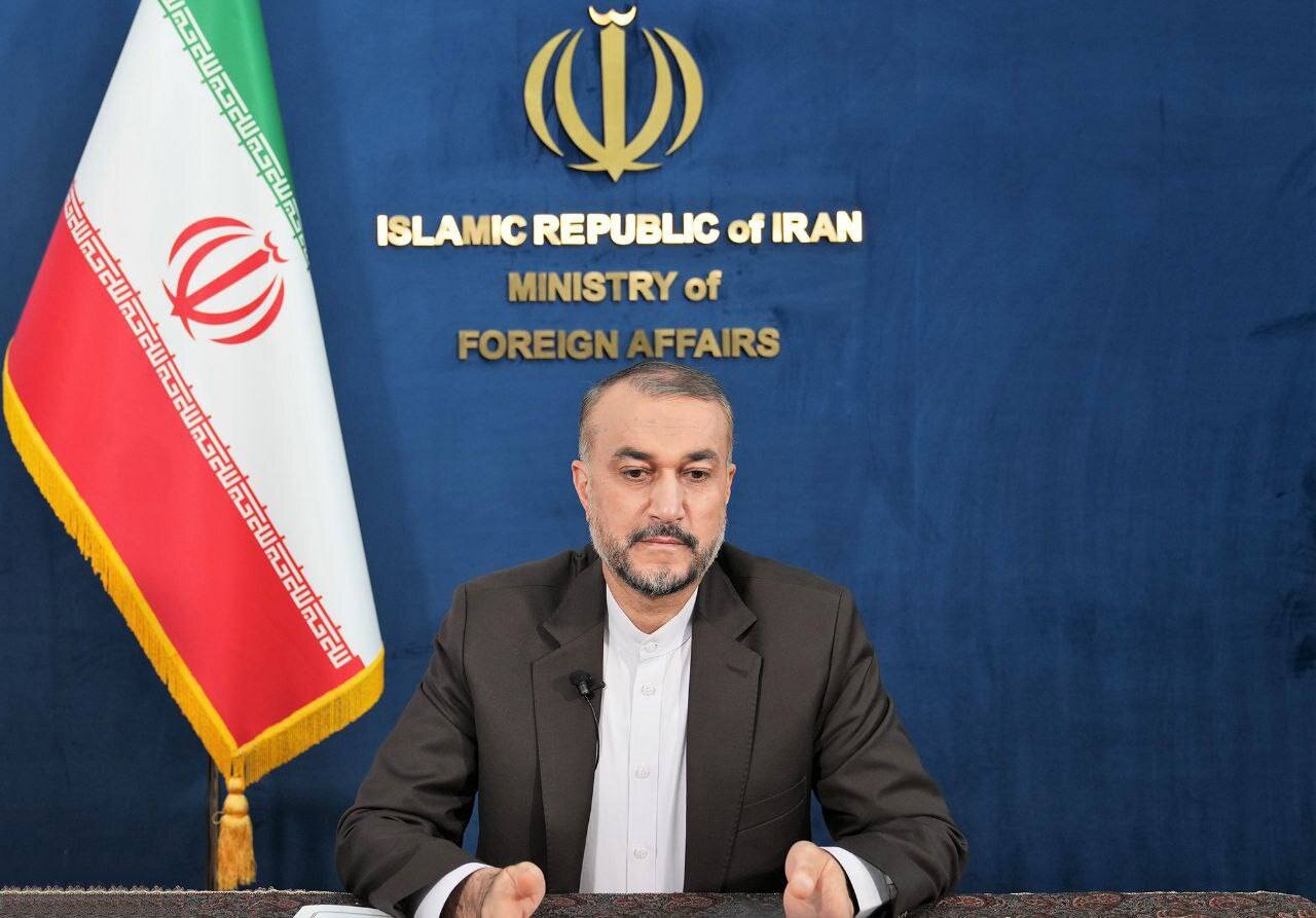 شاہچراغ دہشت گردی میں ملوث عناصر کا دردناک انجام ہوگا، ایرانی وزیر خارجہ