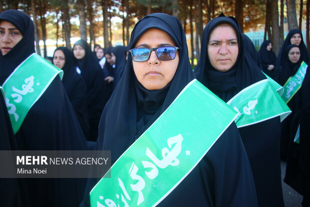 دومین رزمایش سراسری جهادگران سازندگی در تبریز