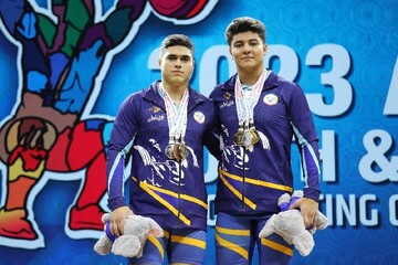 دو وزنه بردار ایران مدال های طلا و نقره را درو کردند