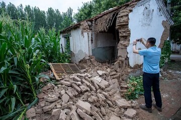 زلزله ۵.۵ ریشتری در شرق چین/ ۲۱ نفر زخمی شده و ۱۲۶ خانه فروریخت