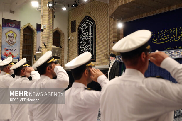 Leader's meeting with 86th Flotilla of Army Navy personnel
