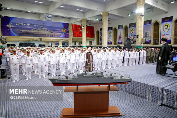 Leader's meeting with 86th Flotilla of Army Navy personnel
