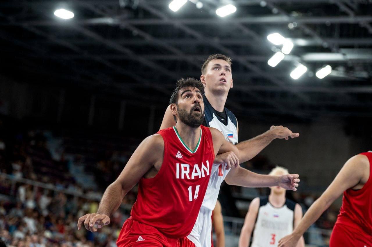 Iran basketball lose to Georgia: friendly