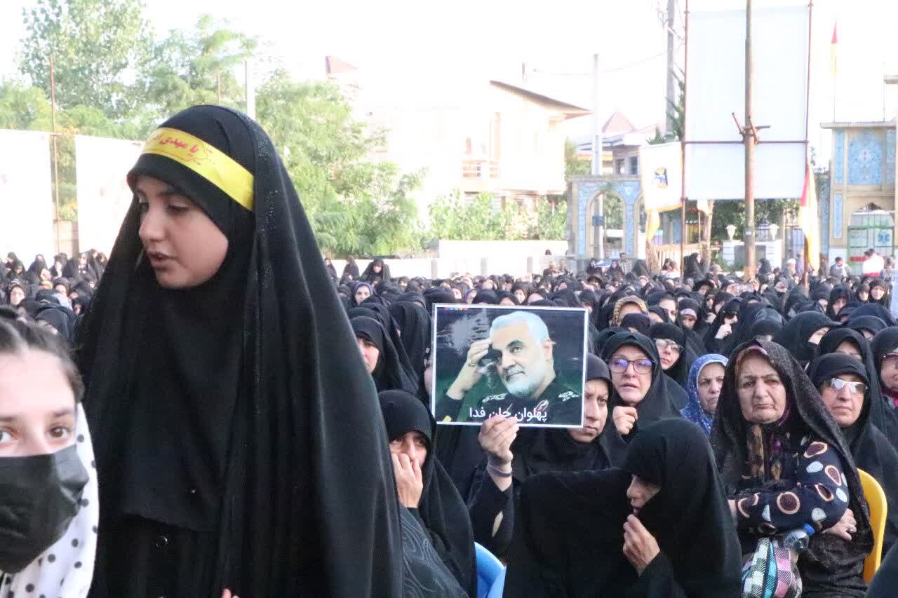برگزاری یادواره شهید مدافع حرم «مرتضی حسین‌پور شلمانی» در لنگرود