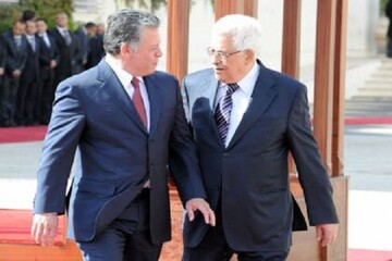 رئیس تشکیلات خودگردان با پادشاه اردن دیدار کرد