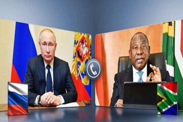 محورهای رایزنی رؤسای جمهور روسیه و آفریقای‌جنوبی
