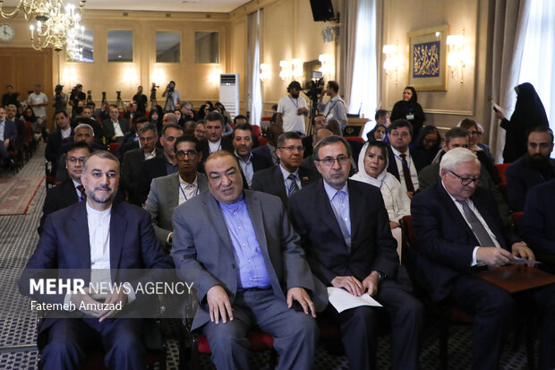کنفرانس بریکس و ایران با حضور حسین امیرعبداللهیان وزیر امور خارجه در مرکز مطالعات سیاسی وزارت امور خارجه برگزار شد
