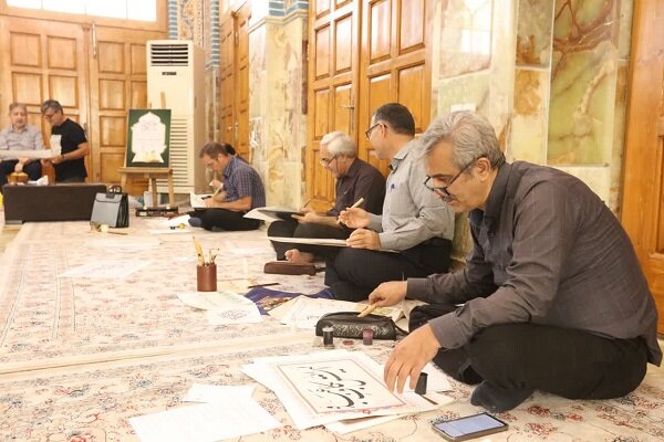 حضور ۱۲ هنرمند گیلانی در محفل خوشنویسی «بنیان مرصوص»