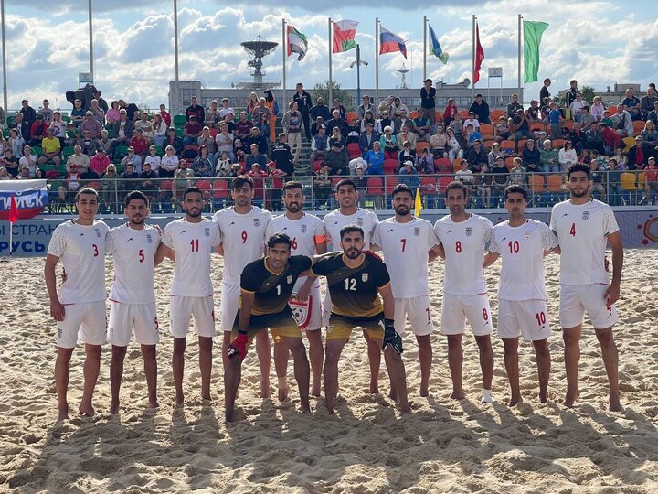Iran beach soccer to play Belarus at 2nd CIS Games final