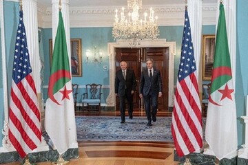 دیدار وزیران خارجه آمریکا و الجزایر در واشنگتن