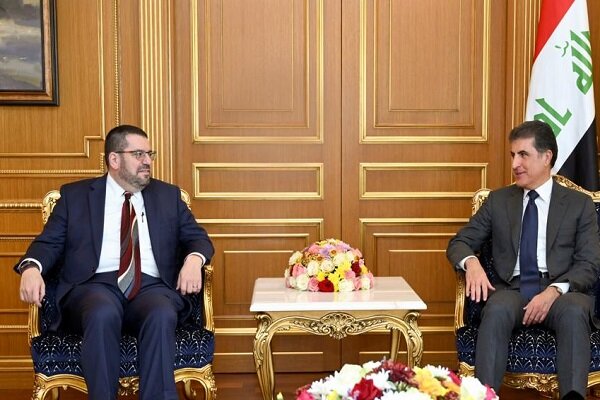 رایزنی دیپلمات آمریکایی با رئیس اقلیم کردستان عراق 