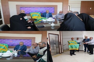 پیچیدن عطر حرم رضوی در خبرگزاری مهر خراسان جنوبی/ شیرین ترین تبریک هفته خبرنگار