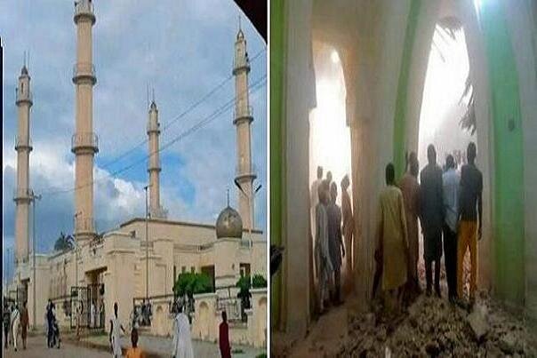 ۷ نمازگزار در اثر ریزش مسجد کشته شدند