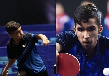 Iranian table tennis players bag gold in Tunisia