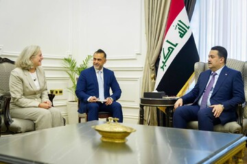 سفیر آمریکا در بغداد به دیدار السودانی رفت