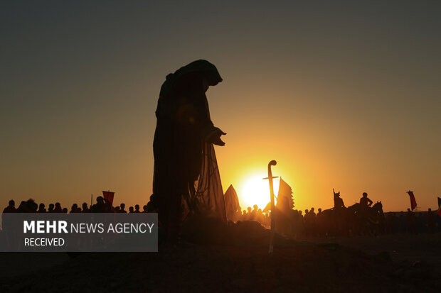 تعزیه خوزستان در صحرای تونس خوش درخشید