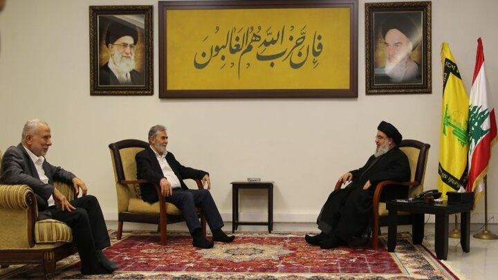 Nasrullah, İslami Cihad Hareketi lideri ile görüştü
