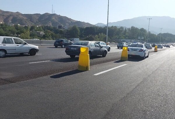 پرترافیک ترین محدوده آزاد راه تهران – کرج تعریض شد