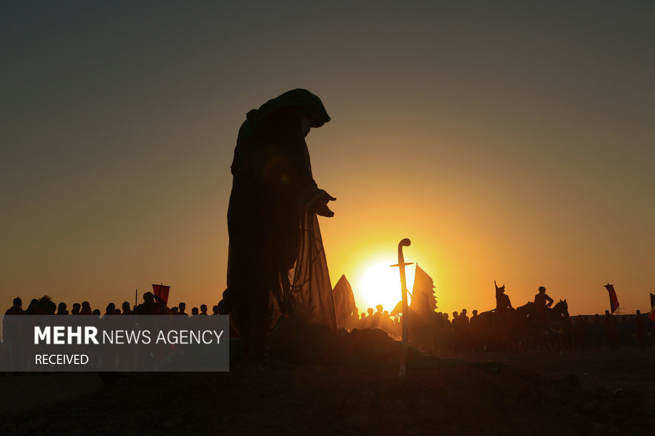 تعزیه خوزستان در صحرای تونس خوش درخشید