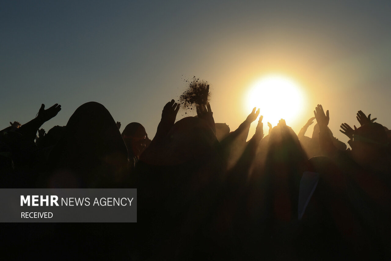 برگزاری تعزیه شهادت حضرت رقیه (س) در مرز شلمچه