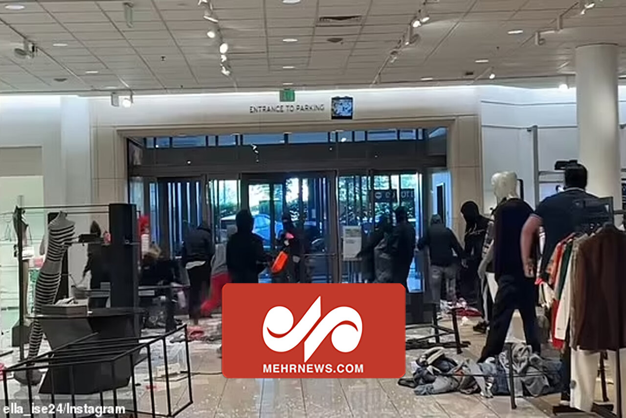 غارت دسته جمعی یک مرکز خرید در لس آنجلس