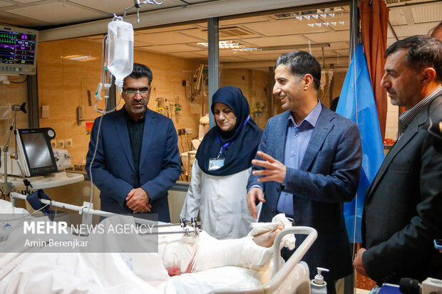 Visiting Shah Cheragh injured in Shiraz