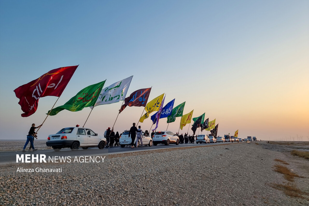 صدای پای زائران اربعین از حوالی کهگیلویه و بویراحمد