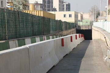 احداث مسیر تردد ویژه موتورسیکلت در تونل امیر کبیر
