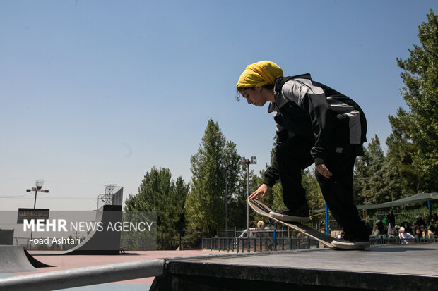 چهارمین المپیاد استعدادهای برتر ورزش کشور در رشته اسکیت برد دختران صبح روز ۲۵ مرداد ۱۴۰۲ در بوستان مهرگان تهران برگزار شد
