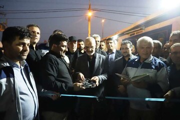 ایستگاه آبرسانی به مواکب حسینی در مرز شلمچه افتتاح شد