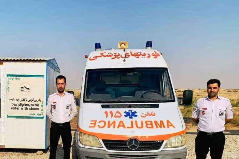 ۱۵۵۰ زائر حسینی از خدمات امدادی اورژانس خوزستان بهره‌مند شدند
