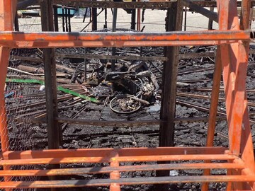 حرکات خطرناک نمایشی و بی‌احتیاطی علت آتش سوزی در پارک جهرم است