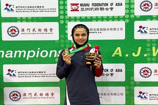 Iran’s Shahbazi gains gold at 11th Asian Junior Wushu C’ship