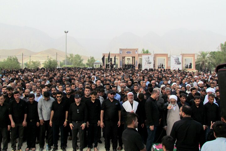 وداع با پیکر آزاده دوراهکی/ مردم سنگ تمام گذاشتند