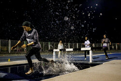 Women track and field competitions held in Tehran