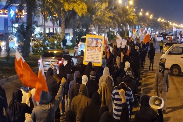 بحرین، جیلوں میں بھوک ہڑتال کرنے والے قیدیوں کے حق میں مظاہرہ