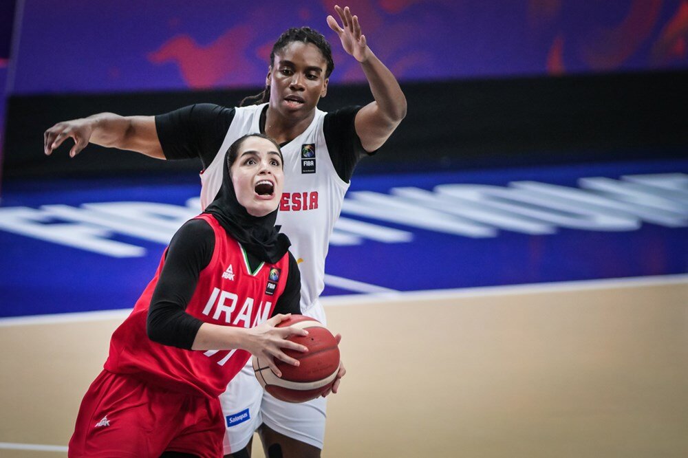 Iran narrowly lose to Indonesia at 2023 FIBA Women's Asia Cup Division B final