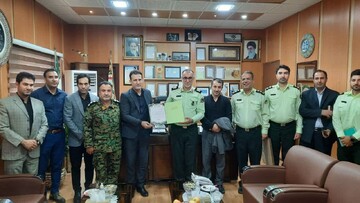 رئیس فدراسیون جودو با فرمانده انتظامی استان همدان دیدار کرد