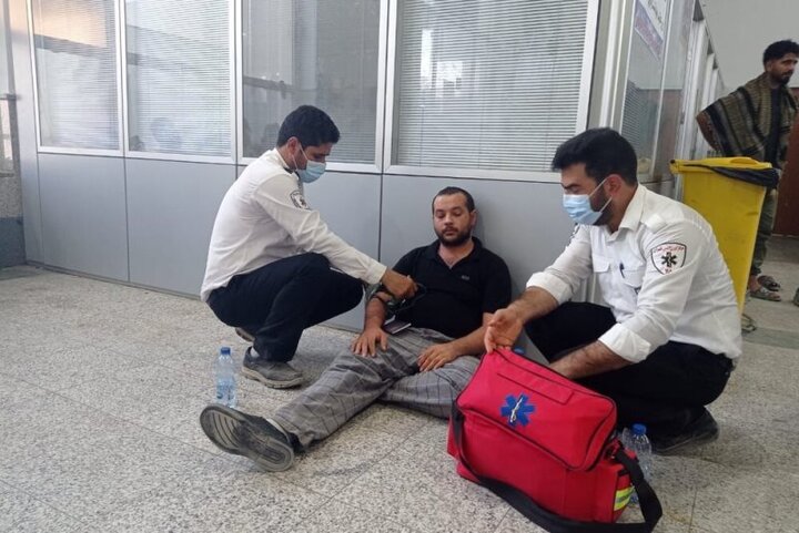 ارائه خدمات درمانی به ۱۰۲ زائر حسینی در مرز چذابه