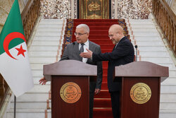 İran ve Cezayir meclis başkanlarının görüşmesinden fotoğraflar