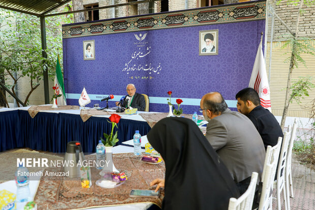 نشست خبری رییس هیئت امنای ستاد دیه کشور 5