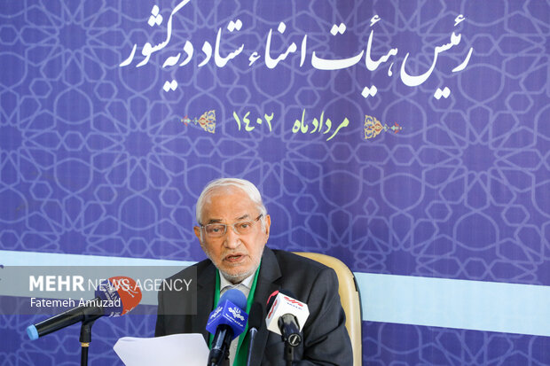 نشست خبری رییس هیئت امنای ستاد دیه کشور 8