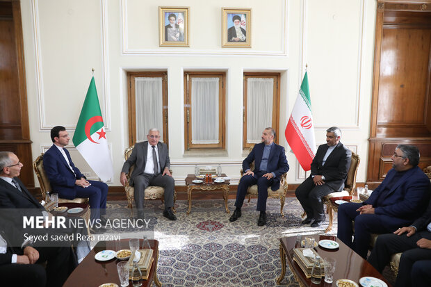Emir Abdullahiyan, Cezayir Meclis Başkanı ile görüştü 