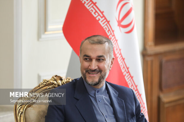 حسین امیرعبدالهییان وزیر امور خارجه ایران در دیدار وزیر خارجه با رئیس مجلس الجزایر حضور دارد