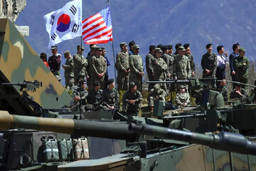 برای نخستین بار یک فرمانده کره جنوبی از پایگاه هسته‌ای آمریکا بازدید کرد