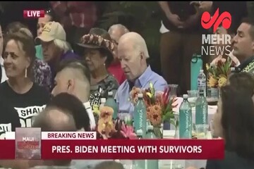 VIDEO: Biden sleeps during meeting with wildfires survivors