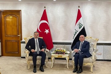 دیدار و رایزنی وزرای خارجه عراق و ترکیه