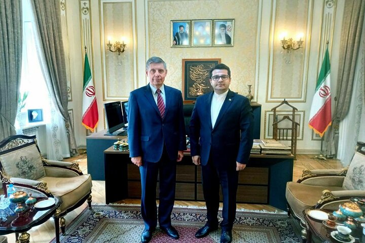 السفير الايراني في باكو يلتقي السفير الروسي الجديد لهذا البلد