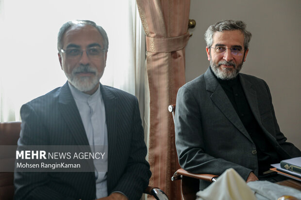علی باقری کنی سخنگوی وزارت امور خارجه در  مراسم دیدار وزیر امورخارجه با اعضای کمیسیون امنیت ملی حضور دارد