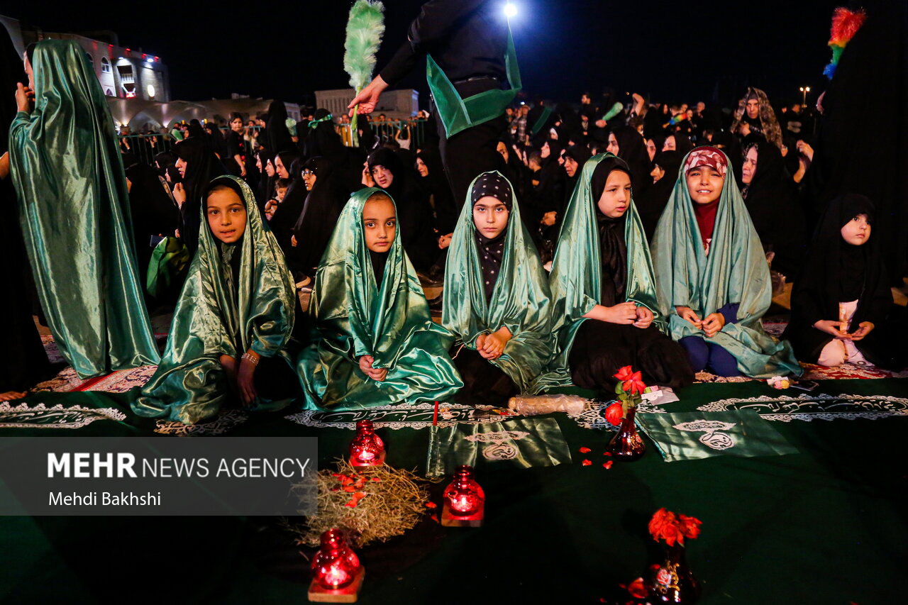 Hazrat Roghayeh (SA) mourning ceremony in Qom